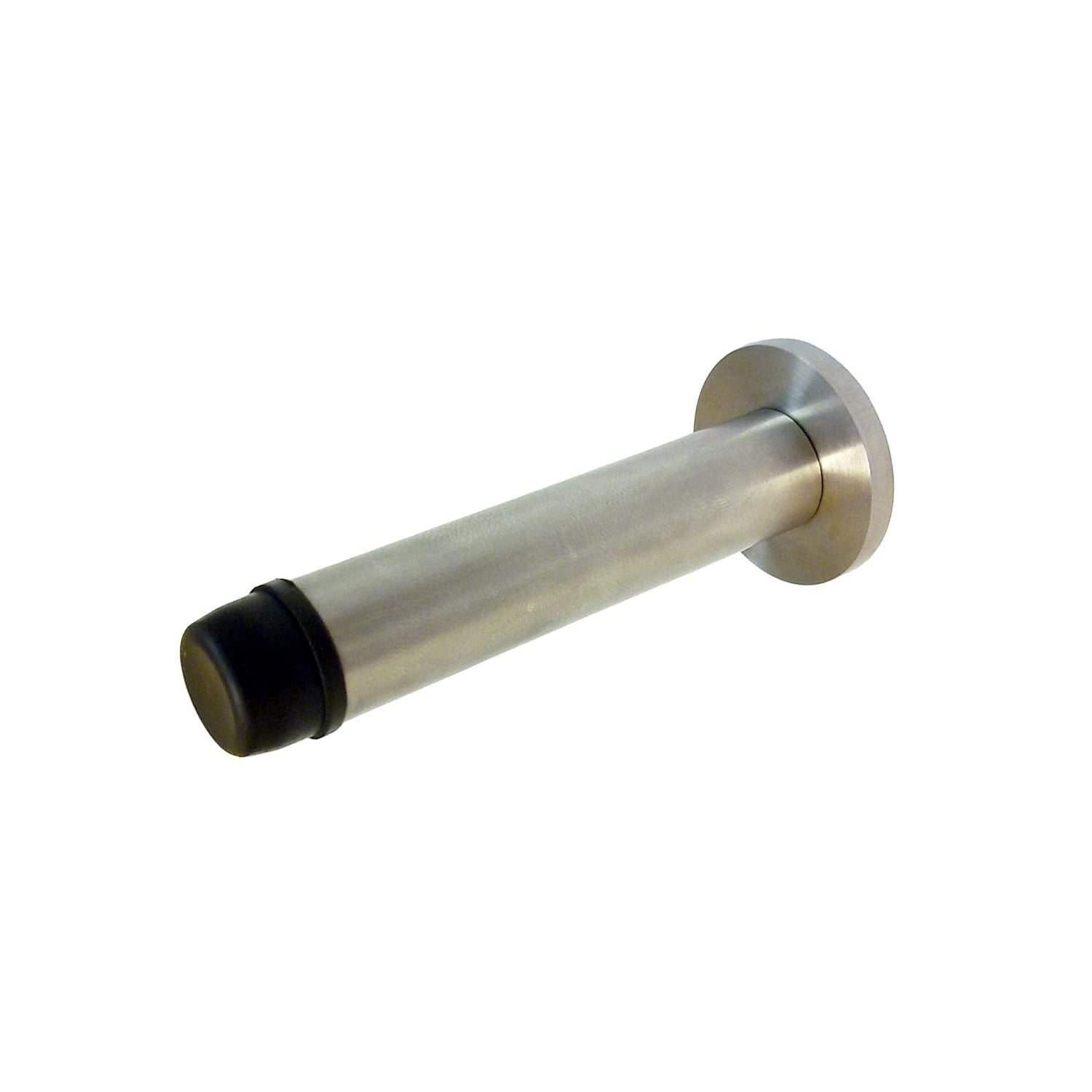 Miles Nelson 404 Door Stop Wall Mount 85mm Satin Nickel