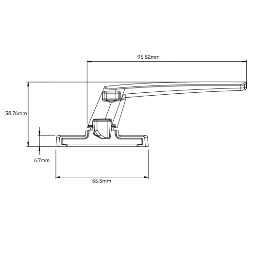 Yale Aria Helix Seal Double Tongue Window Fastener Appliance White Matt