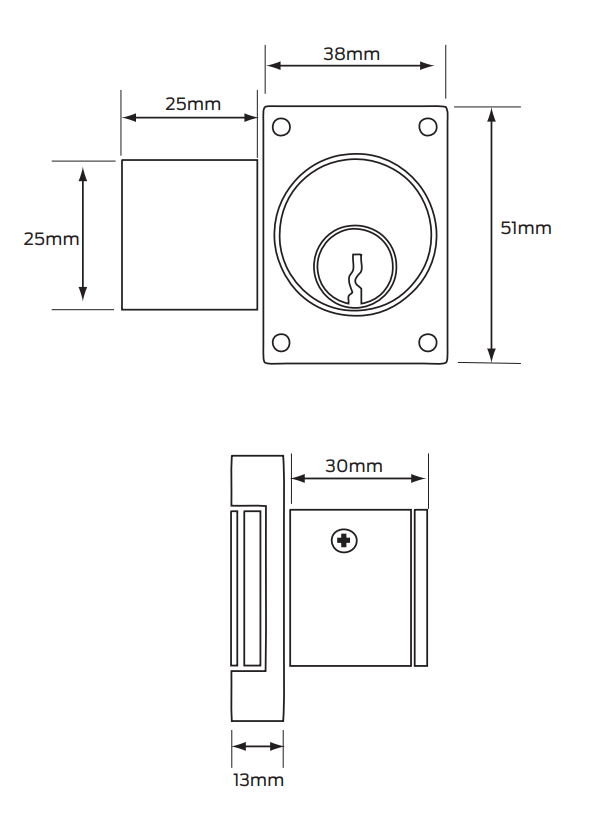 Schlage Cabinet Locks CL1000