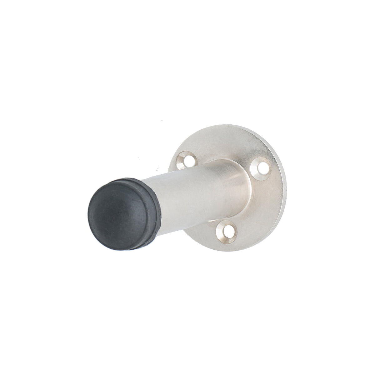 Miles Nelson 204 Door Stop Wall Mount 90mm Satin Nickel