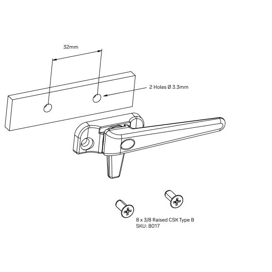 Yale Slimline 2 Window Fasteners