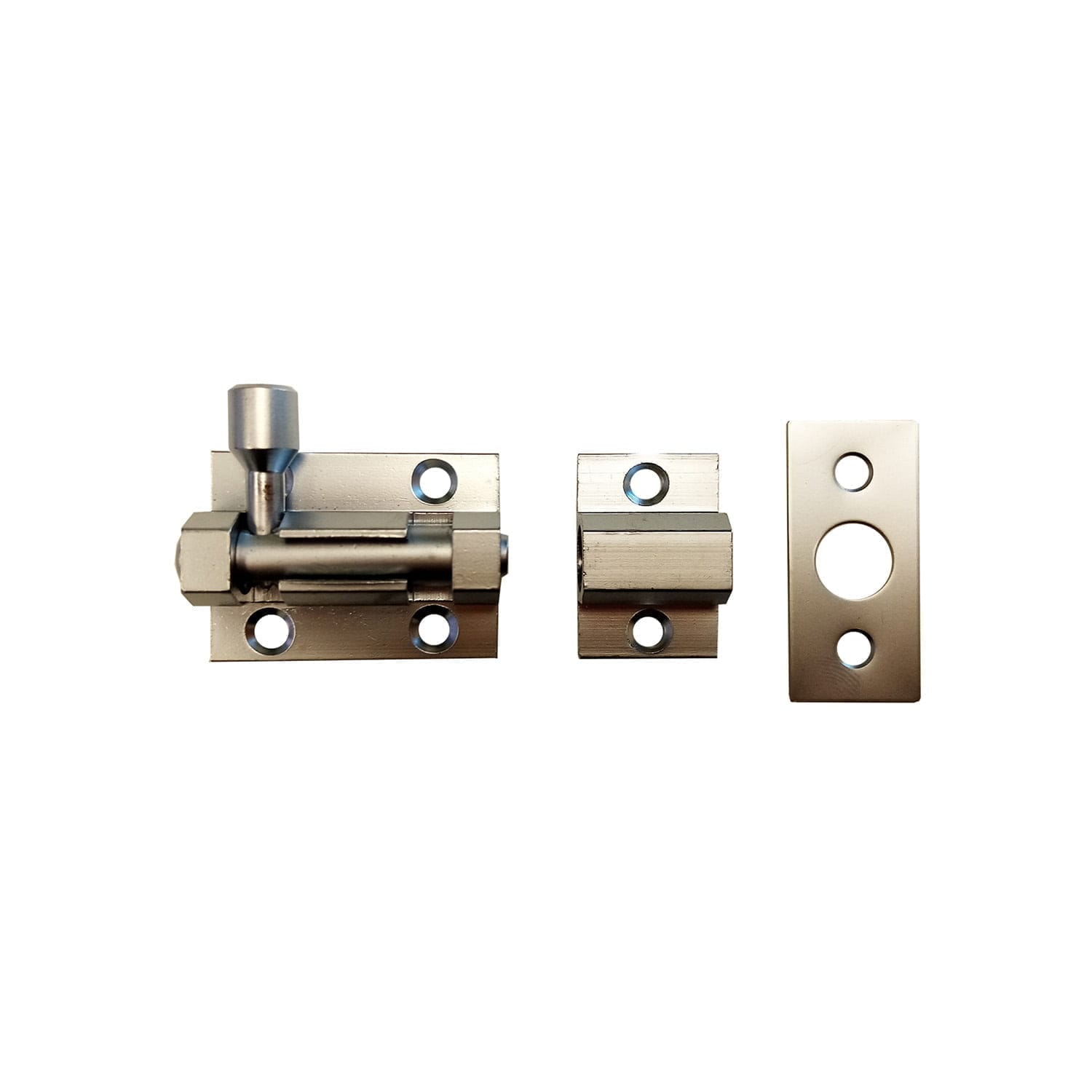 Miles Nelson Socket Bolt 8 x 35mm Satin Chrome