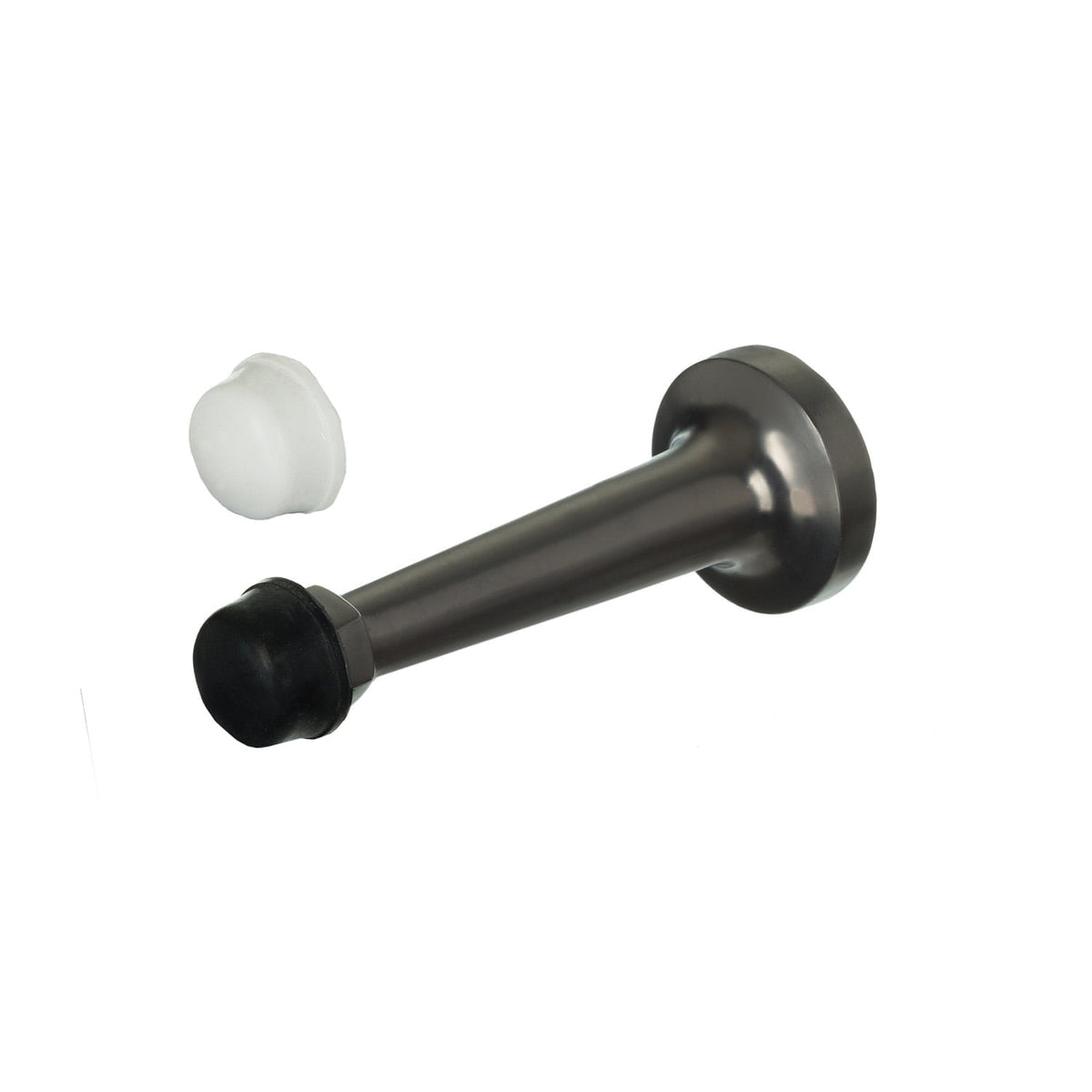Miles Nelson 403 Door Stop Wall Mount 80mm Satin Graphite