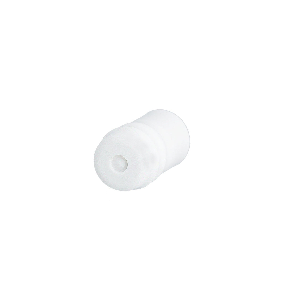 Miles Nelson 605 Cushioned Door Stop Wall Mount White Plastic