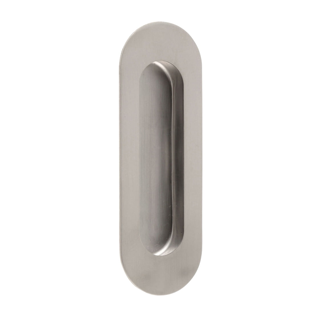 Miles Nelson Oval Edge Flush Pull Concealed Fix 120mm x 40mm Stainless Steel