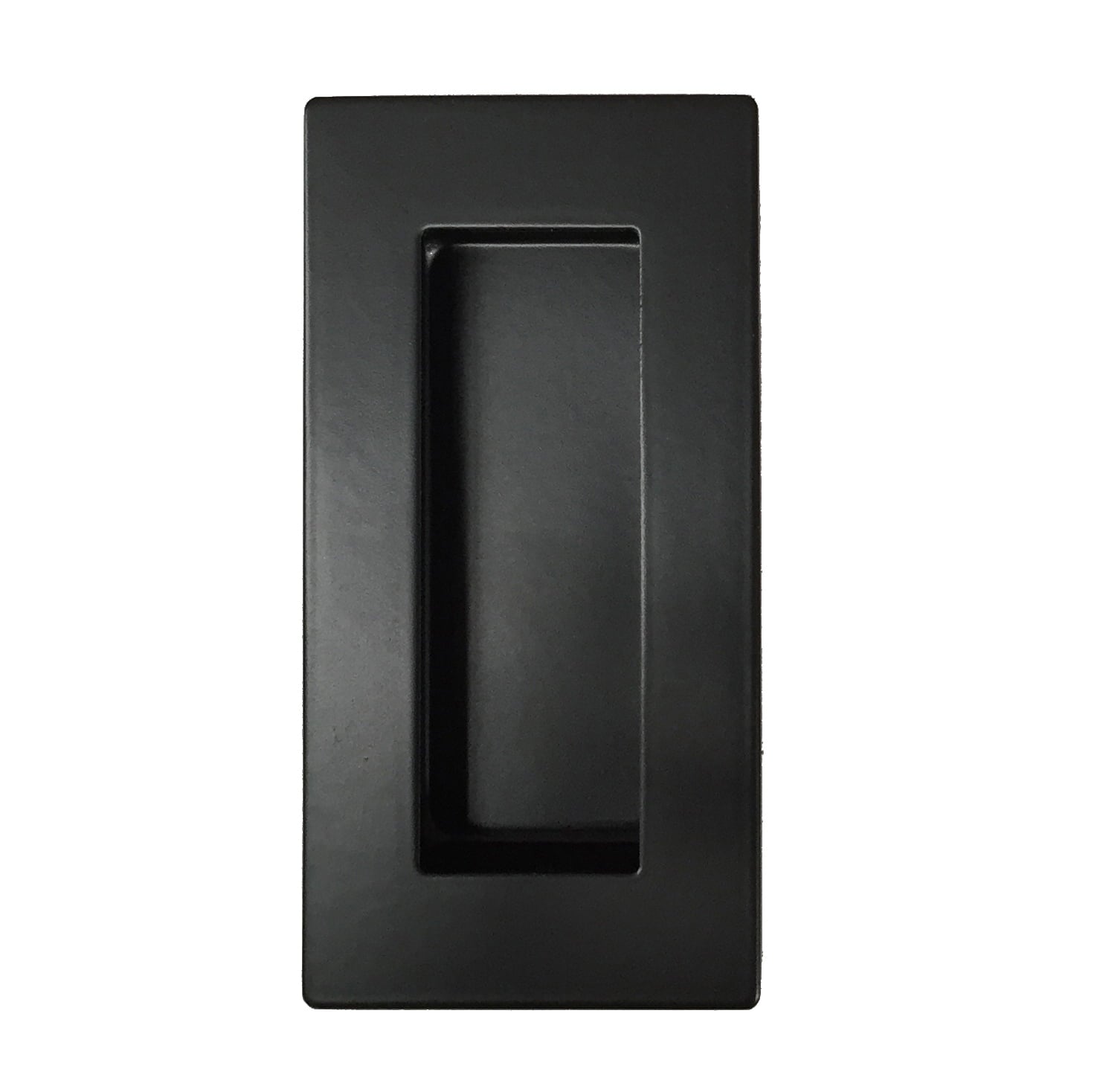 Miles Nelson Square Edge Flush Pull Concealed Fix 102mm x 52mm Matt Black