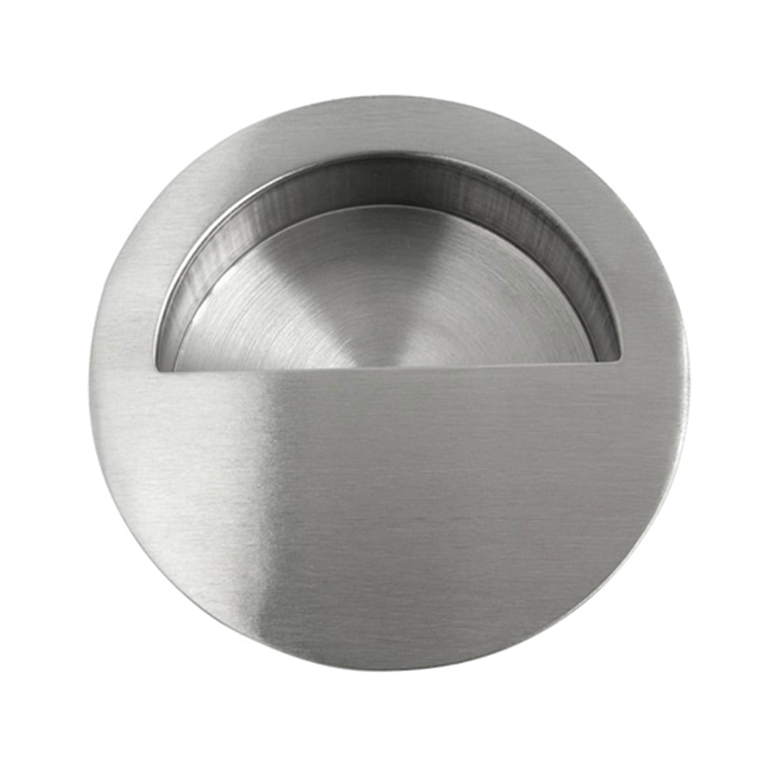 Miles Nelson Round Flush Finger Pull 72mm Stainless Steel