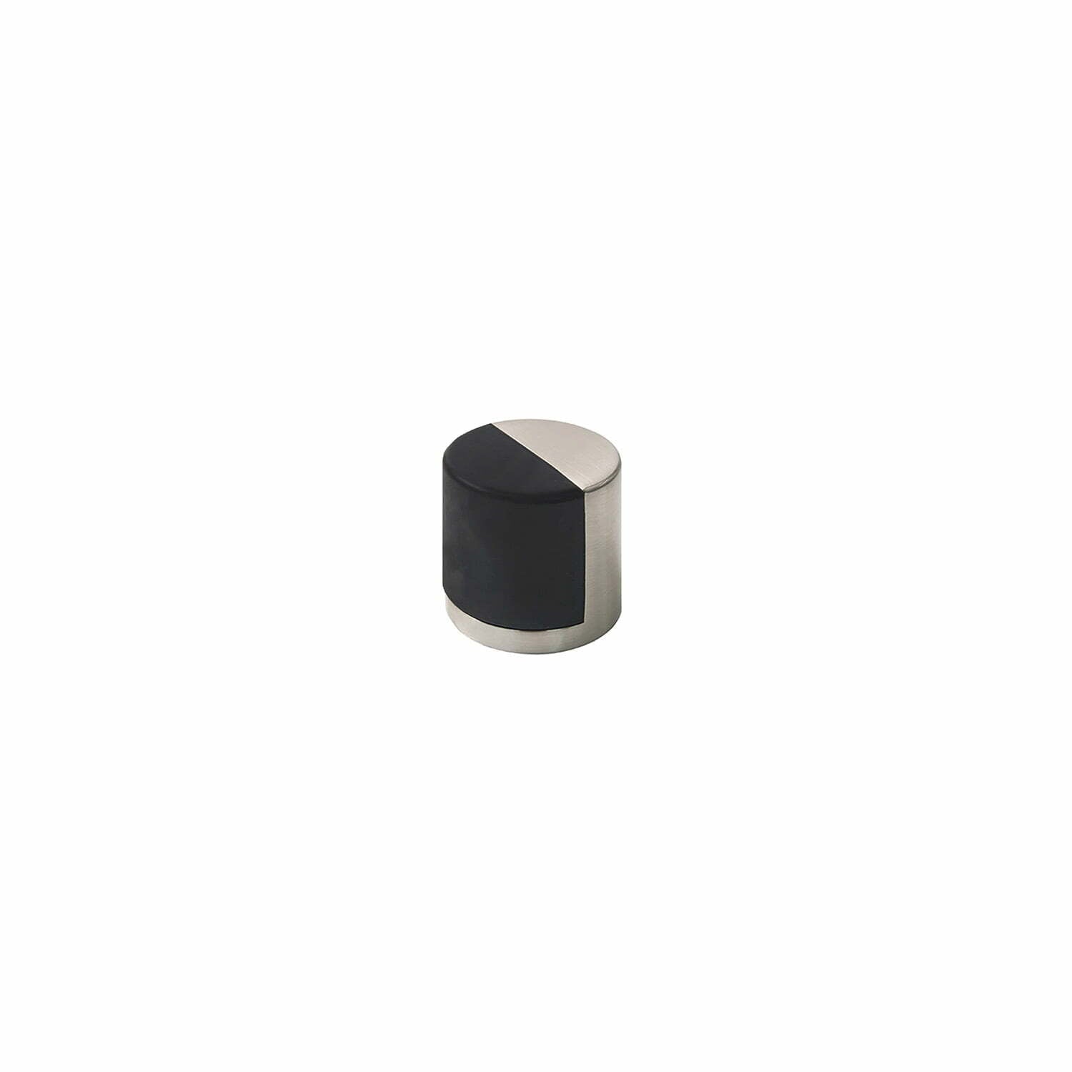 Miles Nelson Round Floor Mount Door Stop 40mm Satin Nickel