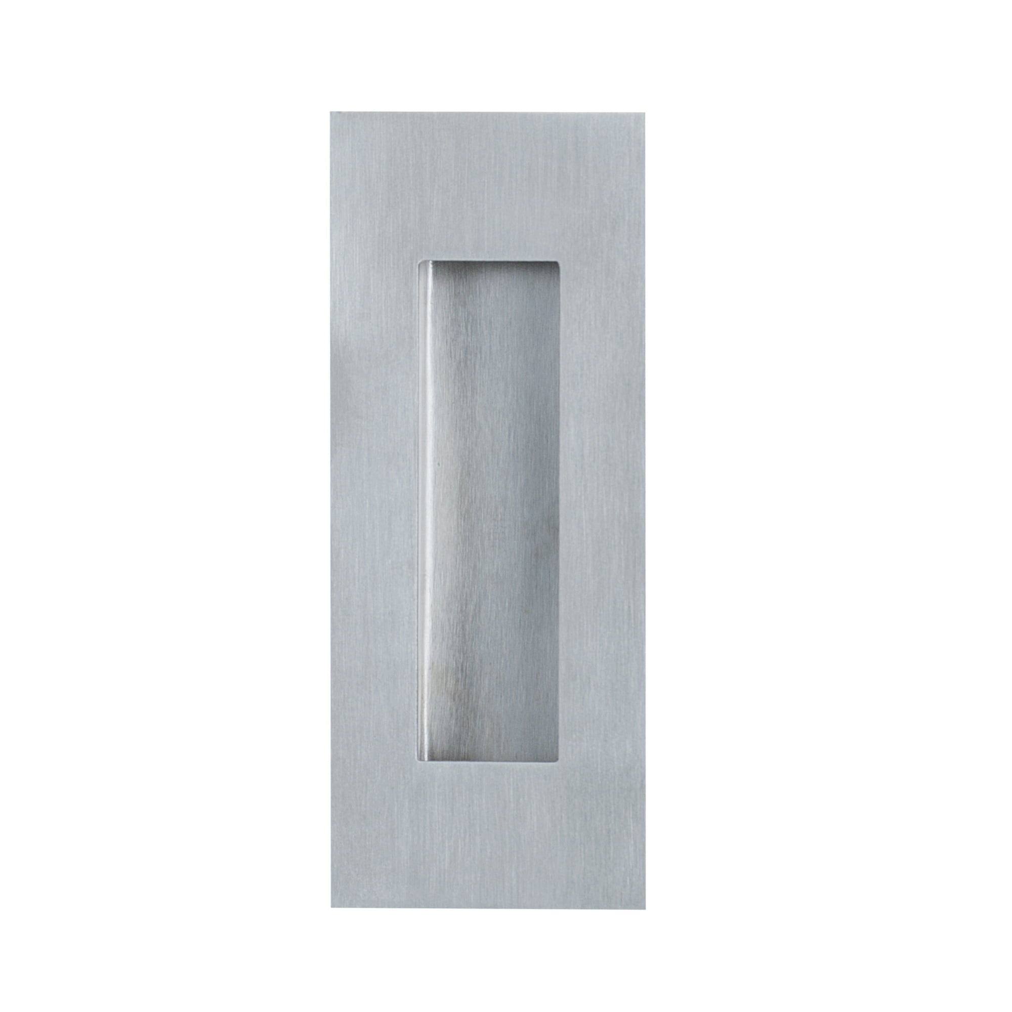 Miles Nelson Rectangular Flush Pull 120mm x 40mm Stainless Steel
