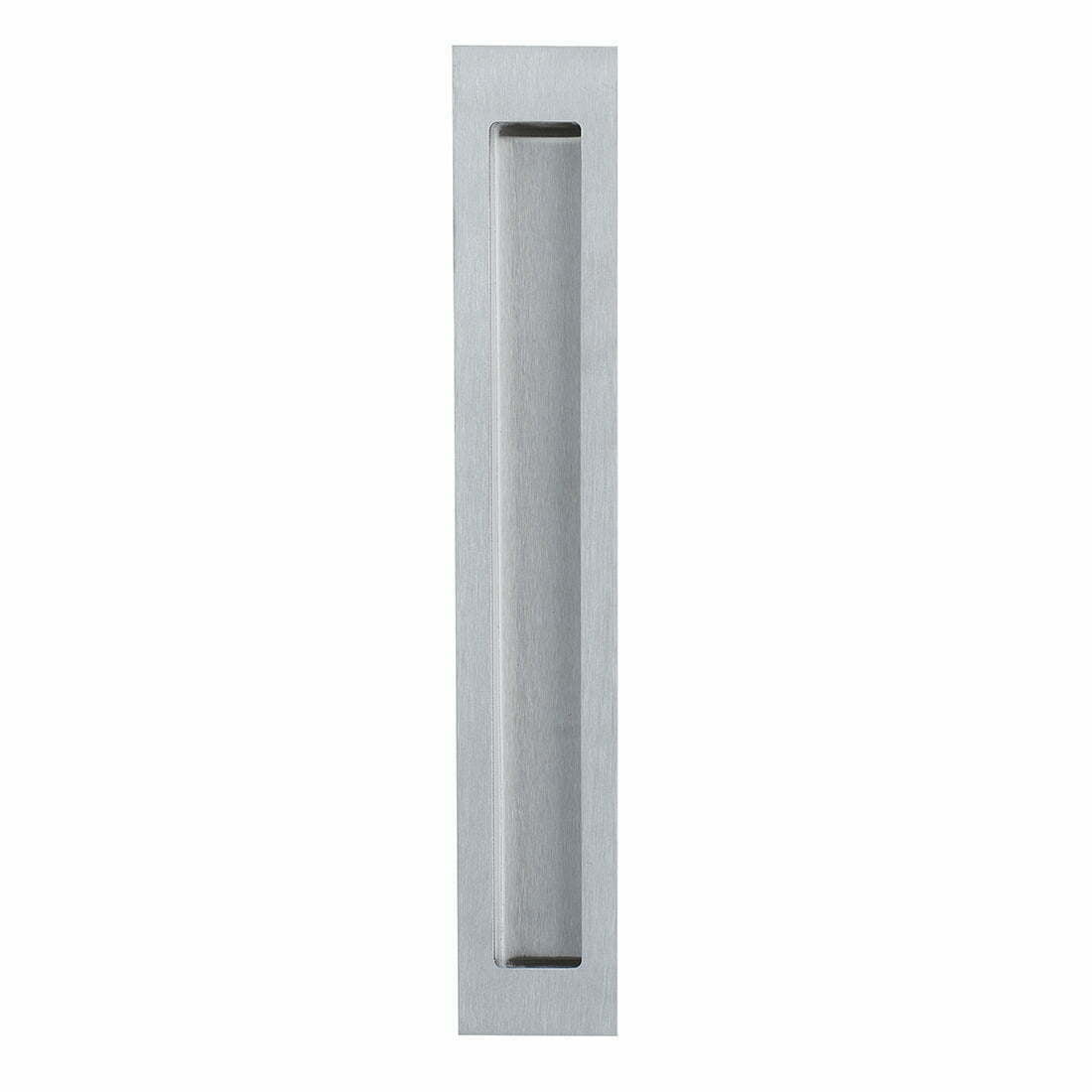 Miles Nelson Rectangular Flush Pull 240mm x 40mm Stainless Steel