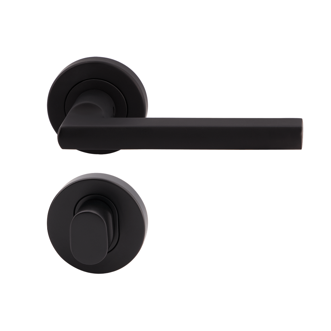 Miles Nelson Parma Lever Matt Black