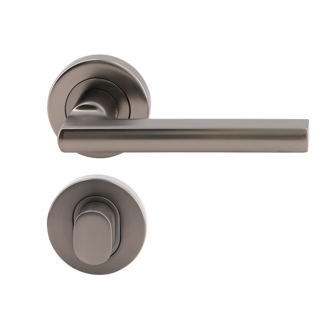 Miles Nelson Parma Lever Satin Graphite