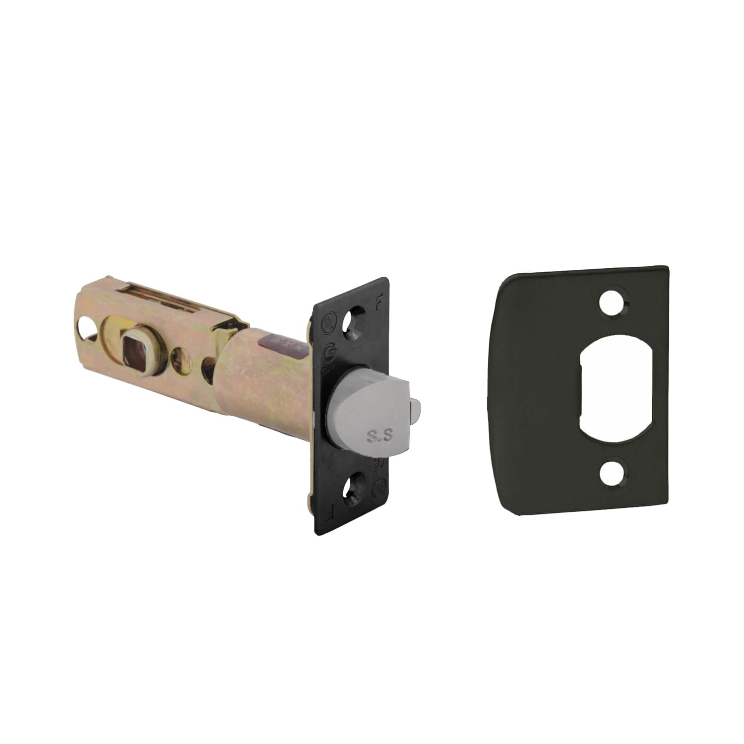 Miles Nelson Tubular Latch for S Range Matt Black